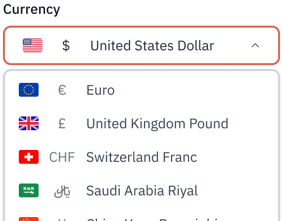 Subledger's multi-currency feature illustration